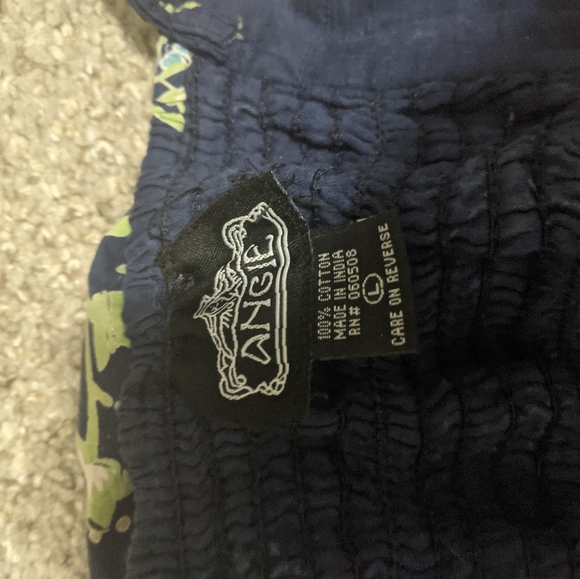 Angie Short Dress Floral Size Large Cotton - Picture 3 of 3